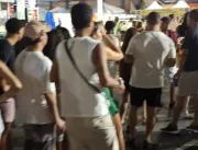 Foliões formam fila gigante para ter acesso ao Circuito Orlando Tapajós