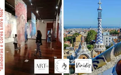 Artistas brasileiros expõem suas obras de arte em Barcelona